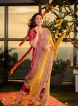 Anchali Pima Satin Fuschia Kurta Set