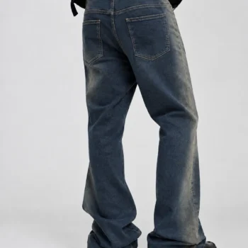 Blue Axis Fade Slim Bootcut Jeans